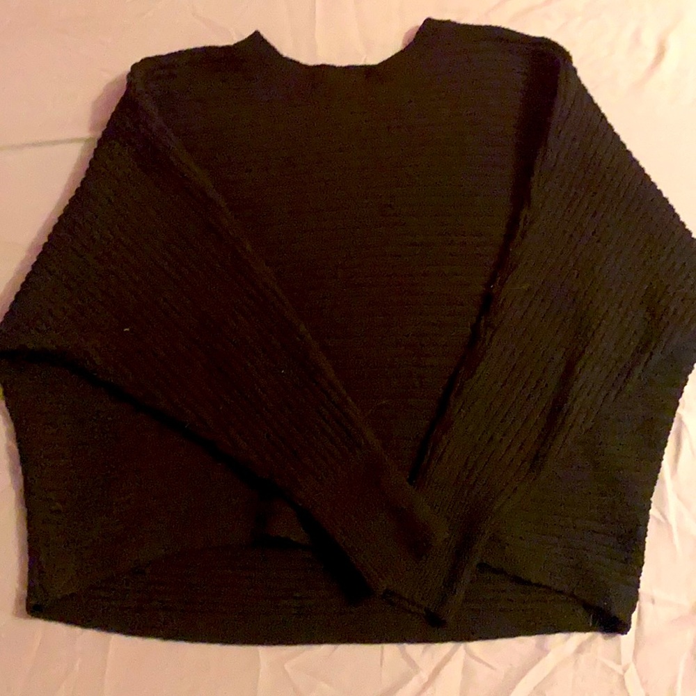 SO black sweater
